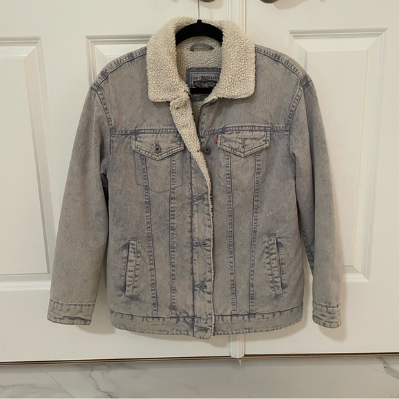 Levi’s denim & sherpa jacket - Picture 4 of 14